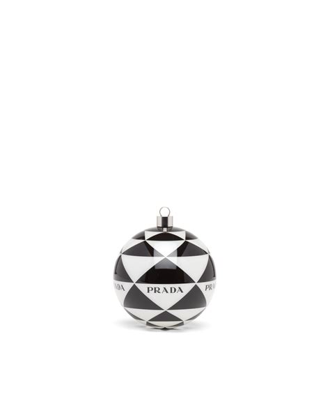 prada christmas ornaments set of 4|Prada Glass Christmas ornament set .